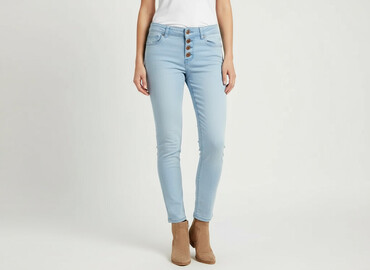 dżinsy z dziurami allegro: Jeans for women, size 2XS