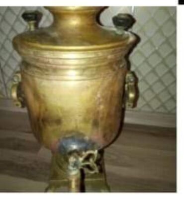 mis qebulu qiymeti: Qədim samovar, 1896 il, Mis, Vəziyyəti: Yaxşı