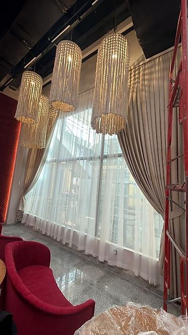 Портьеры и тюли для кафе