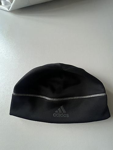 bas ortusu: Toxunma, trikotaj papaq, Adidas, Yeni, rəng - Qara — 4