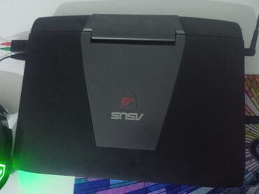 компьютер для игры: Ноутбук, Asus, 16 ГБ ОЗУ, Intel Core i7, 17 ", Б/у, Для работы, учебы, память HDD + SSD