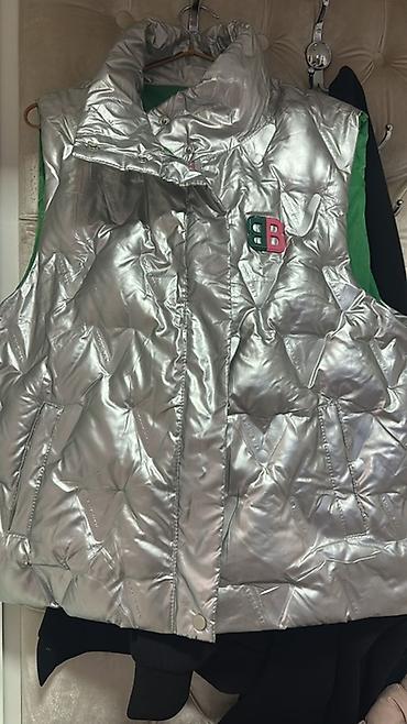 b ortuk var: Jilet, Balenciaga, rəng - Gümüşü — 1
