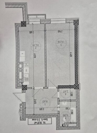 Цеха, заводы, фабрики: 2 комнаты, 49 м², Элитка, 10 этаж, ПСО (под самоотделку)