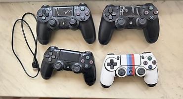 ps4 qiymətləri: PlayStation 4 Pro oyun konsolu 4 ədəd pultu var - Model: PS4 Pro (CUH — 4