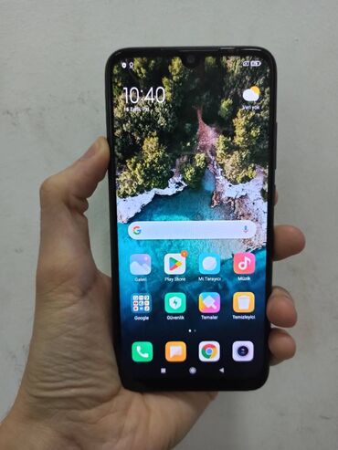 işlənmiş telefonlar redmi: Xiaomi Redmi Note 7, 64 GB, rəng - Qara, 
 Sensor, Barmaq izi, İki sim kartlı