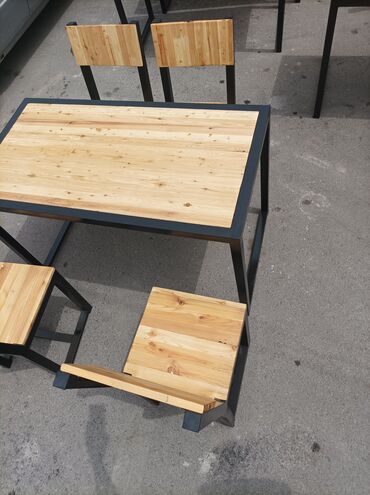 Кухонные столы и стулья: Кухонный стол и стул — 12