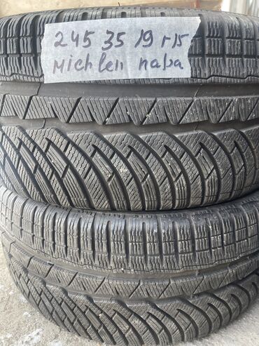 Шины: Шины 245 / 35 / R 19, Зима, Б/у, Пара, Легковые, Michelin