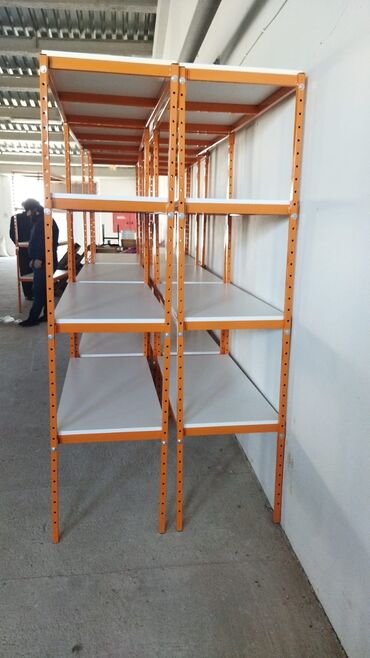 Rəf vitrinləri: Metaldan stelajlar (sifarişlə) Qiymət təxmini qoyulub bir metrə — 5