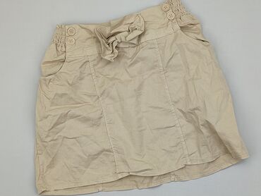 spódnice skórzane beżowa: Skirt, S (EU 36), condition - Good
