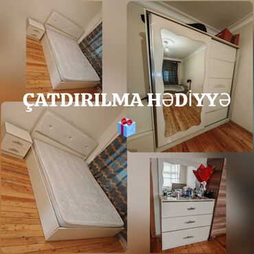 Ev üçün digər mebel: İkinəfərlik çarpayı, Dolab, Termo, 2 tumba, İşlənmiş