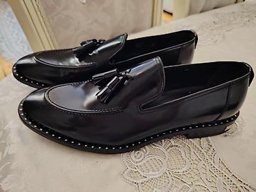 Ayaqqabılar: Philipp Plein klassik kişi loaferləri - Rəng: qara, parlaq dəri - — 4