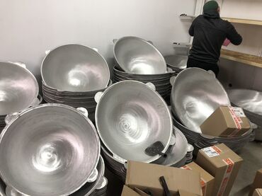 Казаны: Алюминиевый казан/таз для приготовления на открытом огне и больших — 9