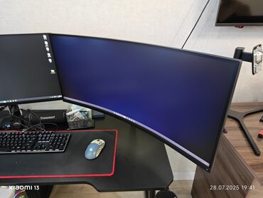 мониторы портативные: Монитор, Xiaomi, Б/у, LED, 34" - 35"