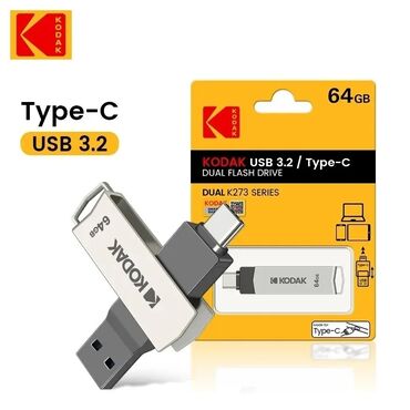 energizer telefon: Kodak firması 64 GB yaddaş kartı. Type-C başlığı ilə telefona