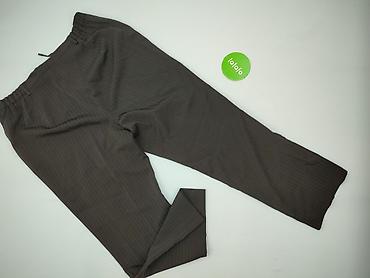 szeroki pas: Spodnie materiałowe damskie, rozmiar 4XL — 3