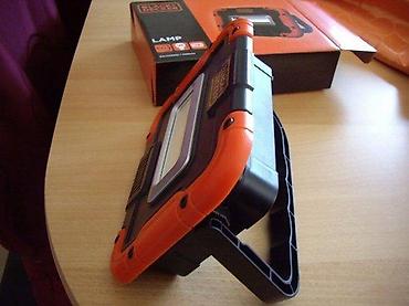 Baštenska rasveta: BLACK+DECKER prenosna LED radna lampa - Snažan COB LED panel za širok — 9