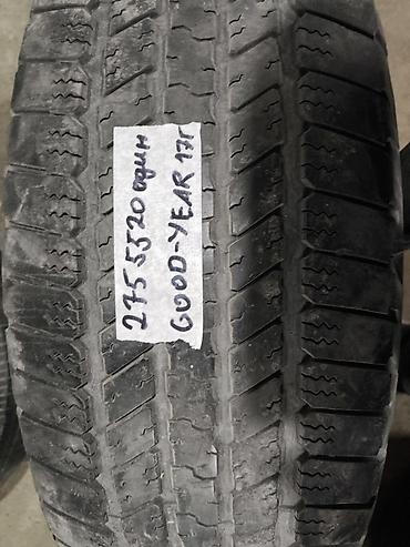 27555: Шины 275 / 55 / R 20, Всесезонная, Б/у, 1 шт, Внедорожные (АТ/МТ), GoodYear — 1
