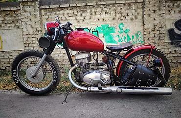 Мотоциклы: Кастомный ретро мотоцикл в стиле bobber Иж планета 3. документы — 5
