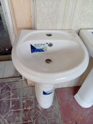 giper topdan satis: Ayaqüstü lavabo dəstləri – pedestallı, kran üçün 1 deşikli, axıntı və