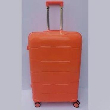 Putni koferi i torbe: Tvrdi kofer na točkiće – narandžaste boje - Materijal: čvrsta ABS/PC — 12