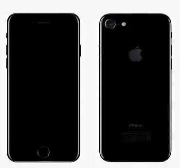 Apple iPhone: IPhone 7, Б/у, 128 ГБ, Черный, Защитное стекло, Чехол, 86 %