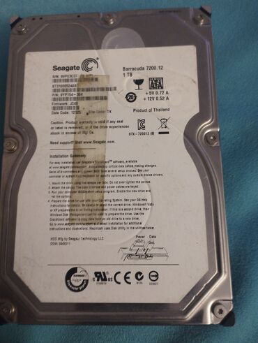 hard disk notebook 1tb: HDD 1TB 
HDD 500- GBYTES