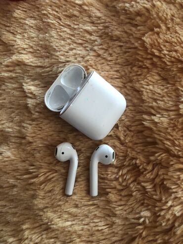 airpods 4 anc qiymeti: AirPods Işlenmiş, tam ilek hec bir problemi yox
