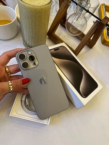 сколько стоит бронированный телефон: IPhone 15 Pro Max, 256 ГБ, Natural Titanium, Заряддоочу түзүлүш, Каптама