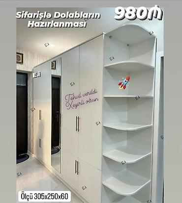 moyka skafi: Künc dolab, Yataq otağı üçün, Qarderob, Açılan, Korpuslu — 1