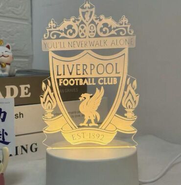 Stol lampaları: Futbol suvenir hədiyyəlik İşıqlı suvenirFutbol komandalarının işıqlı — 2