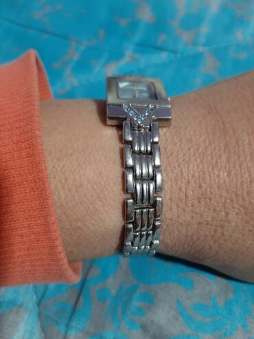 Ručni satovi: Zenski sat Kubos ispravan sat je kao nov sa cirkonima plavim i u — 3