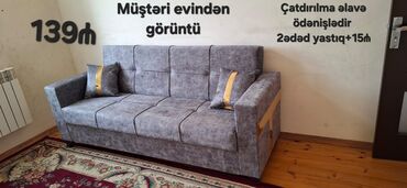 Masa və oturacaq dəstləri: Divan, Yeni, Açılan, Bazalı, Parça, Ödənişli çatdırılma