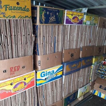 Скупка картона, макулатуры: Продаю коробки из под банана в наличи 500шт пишите в вотсапп