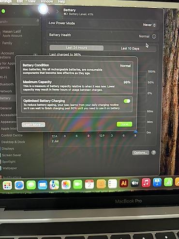 apple mackbook: Apple MacBook Pro 13" (2022, M2) - Çip: Apple M2 - Ekran: 13 düym — 4
