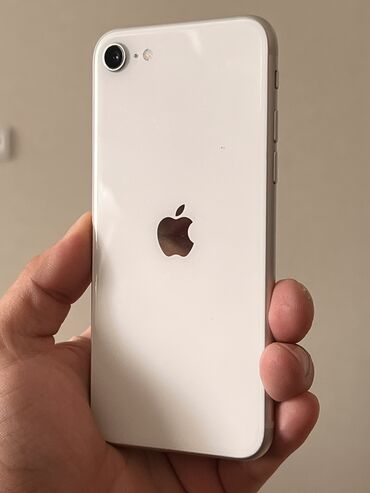 айфоны бишкек цена: IPhone SE 2022, Колдонулган, 128 ГБ, Ак, 87 %