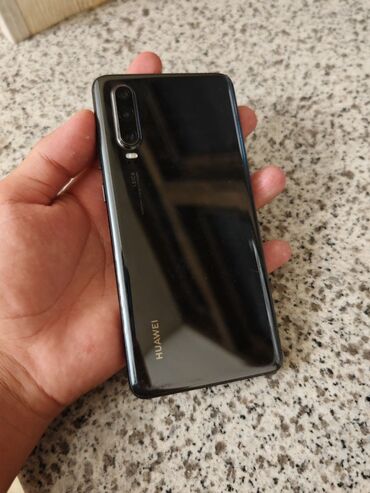 телефоны в рассрочку без банка без первоначального взноса ош: Huawei P30, Колдонулган, 128 ГБ, түсү - Кара, 2 SIM
