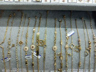 Наборы украшений: Золотые украшения «АЛТЫН» (проба 585) - Браслеты: якорные, панцирные — 1