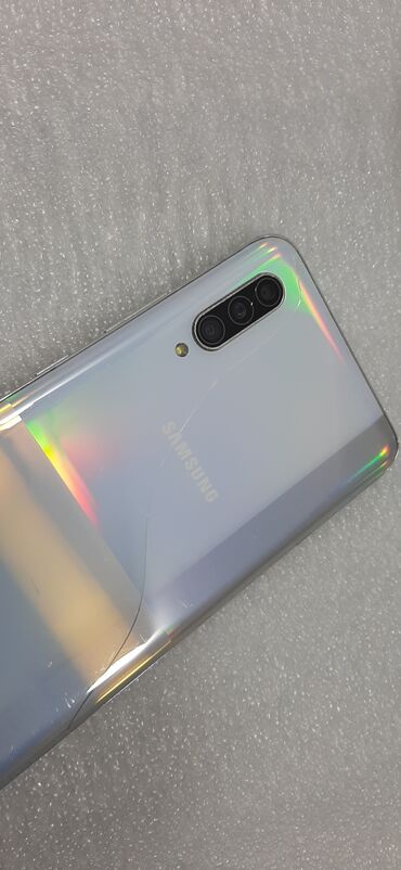 Samsung: Samsung Galaxy A90 5G, Б/у, 128 ГБ, цвет - Белый, 2 SIM