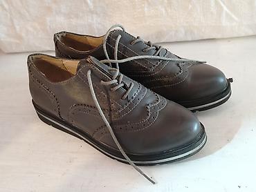 nike cortez crne: Zenske cipele oksfordice, carodina 41, 500 dinara Odlicno stanje Eko — 1