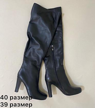 Сапоги: Женские кожаные сапоги — несколько моделей и размеров Размеры и — 5