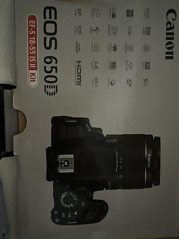 Foto və videokameralar: Canon 650D + üzərində 18-135 mm obyektiv ilə satıram. Hobbi üçün — 4