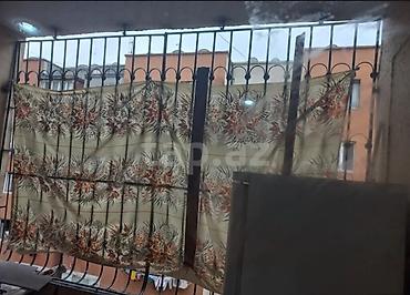 işlənmiş dəmir seyf qapılar: Metal balkon pəncərə barmaqlığı - Material: qalın dəmir profillərdən — 3