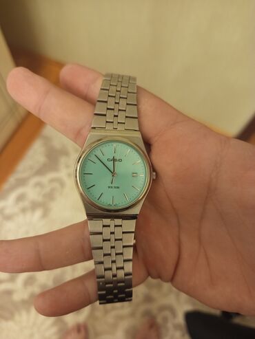 İşlənmiş, Qol saatı, Casio, rəng - Gümüşü
