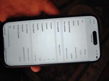Apple iPhone: IPhone 15 Pro, 1 TB, Face ID