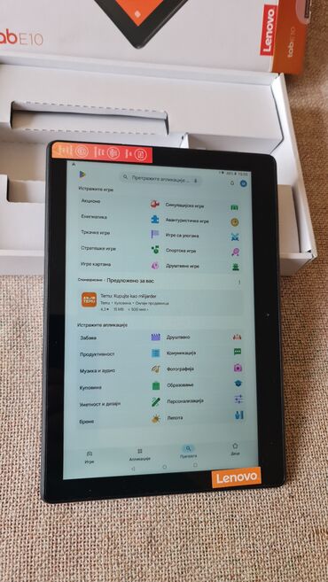 Tableti: Lenovo Tab E10 – Android tablet - Ekran: 10,1 inča IPS HD (na — 9