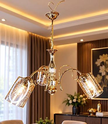 Çilçıraqlar: Çılçıraq, 5 lampa, Metal — 6