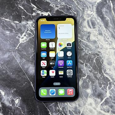 Apple iPhone: IPhone Xr, Б/у, 128 ГБ, Синий, 100 % — 6