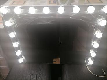 Ogledala: Holivudsko stono ogledalo sa LED sijalicama + odvojivo povećavajuće — 8