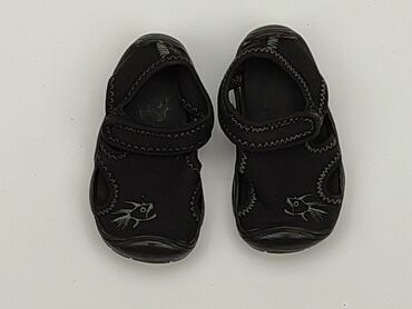 czarne wiazane sandały: Взуття для немовлят, 20, стан - Дуже гарний