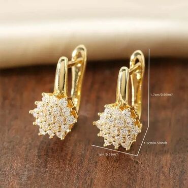 Minđuše: Minđuše – elegantne alke sa cirkonima - Dizajn: više modela finih — 27